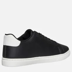 Herre Contrast Heel Tennis Sneakers Sort
