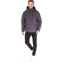 Herre Corvo Vandtæt Hætte Skal Jakke Dark Grey