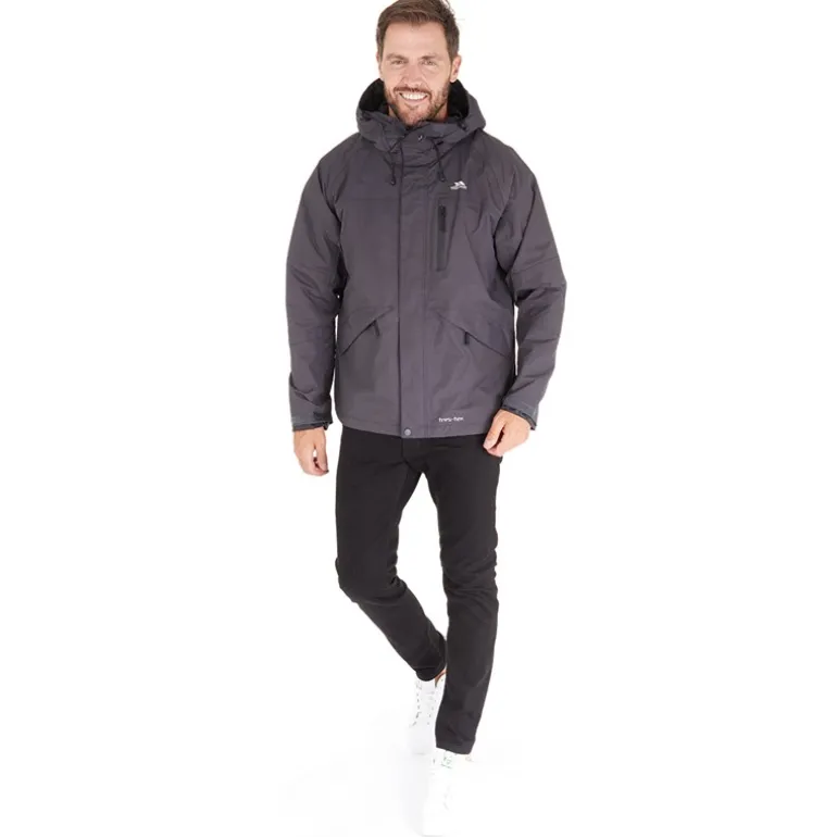 Herre Corvo Vandtæt Hætte Skal Jakke Dark Grey