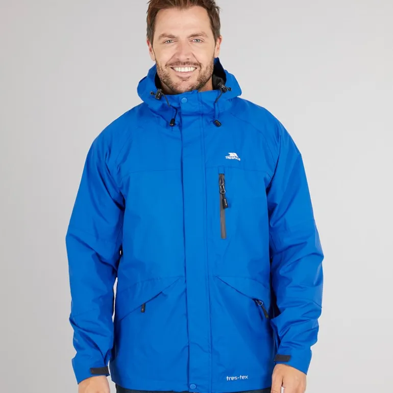 Herre Corvo Vandtæt Hætte Skal Jakke Blå