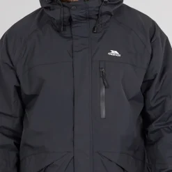 Herre Corvo Vandtæt Hætte Skal Jakke Sort