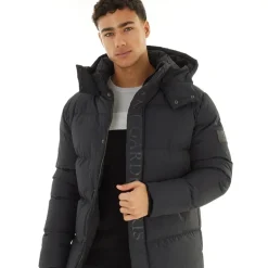 Herre Cottian Pufferjakke Sort