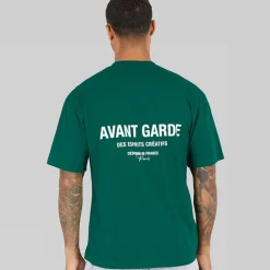 Herre Creative T-Shirt Smaragd
