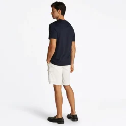 Herre Crest Broderet T-Shirt Desert Sky