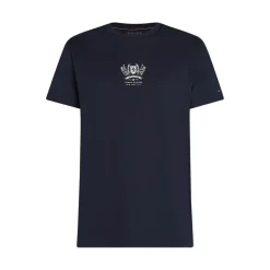 Herre Crest Broderet T-Shirt Desert Sky