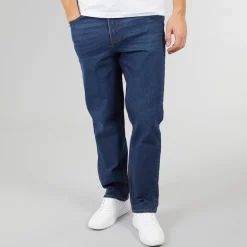 Herre Dalesman Afslappet Pasform Jeans Mørk Vask