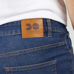 Herre Dalesman Afslappet Pasform Jeans Mørk Vask