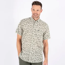 Herre Darin Kortærmet Skjorte Lysegrøn