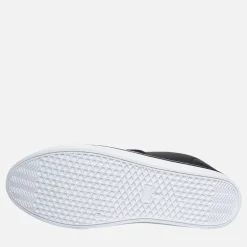 Herre Deck PU Lærredgummisko Sort