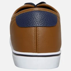 Herre Deck PU Lærredgummisko Brun