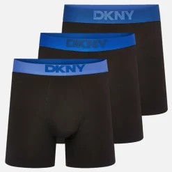 Herre Delmar Tre Pak Længere Længde Boxer Trusser Sort