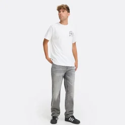 Herre Denim Jeans Grå Denim