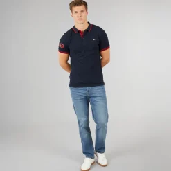 Herre Detendu Afslappet Pasform Jeans Mellem Vask