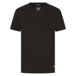 Herre Deveron T Shirt Og Loungewear Bukser Sæt Sort/​Grey Marl