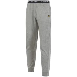 Herre Deveron T Shirt Og Loungewear Bukser Sæt Sort/​Grey Marl