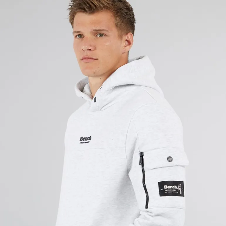 Herre Dimora Utility Hættetrøje Lysegrå Melering