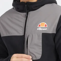 Herre Drago Fleecejakke med hætte Sort