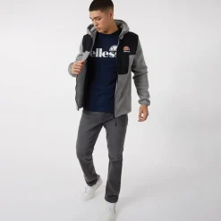 Herre Drago Fleecejakke med hætte Lysegrå