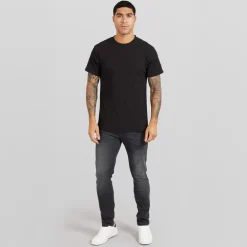Herre Duck And Cover Maylead Slim Jeans Sort