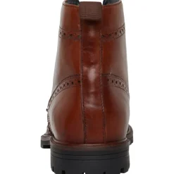 Herre Duke Læder Brogue Støvler Brun