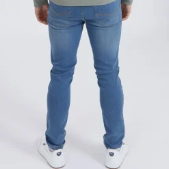 Herre Eddie 22 Slim Fit Jeans Mellem Blå Vask