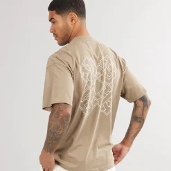 Herre Emblem T-shirt Mink