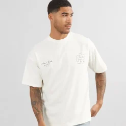 Herre Emblem T-shirt Off White
