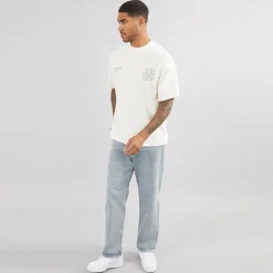 Herre Emblem T-shirt Off White