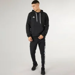 Herre Entrada 22 Pullover Sweat Hoodie Sort/​Hvid