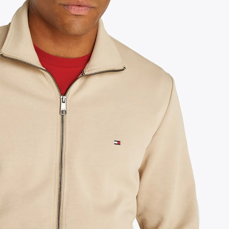 Herre Essential Intechno Sweatshirt med lynlås Sandeltræ