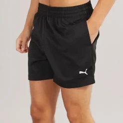 Herre Essentials Lille Logo 5 Tommer Vævede Shorts Sort