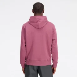 Herre Essentials Varsity Fleece Hættetrøje Vasket Burgundy