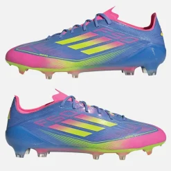 Herre F50 Elite Celestial Victory Pack FG Fast Underlag Fodboldstøvler Blue Fusion/​Lucid Lemon/​Lucid Pink