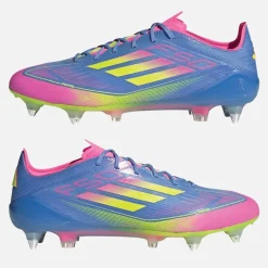 Herre F50 Elite Celestial Victory Pack SG Blød Jord Fodboldstøvler Blue Fusion/​Lucid Lemon/​Lucid Pink