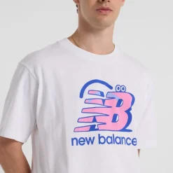 Herre Face Oka Smile T-Shirt Hvid