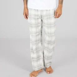 Herre FC flannel bukser Scot Light Grey Melange/Off White