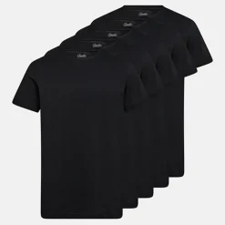 Herre Fem Pakke T-shirts Sort