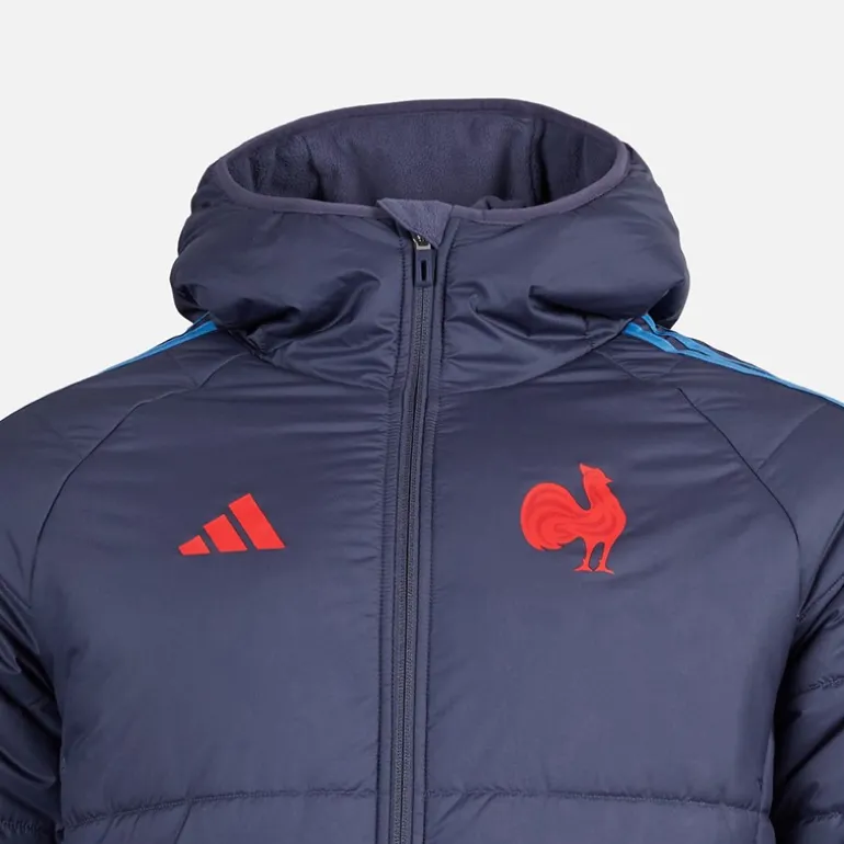 Herre FFR Frankrig Rugby Vinterjakke Shadow Navy