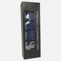 Herre Five Pack FC Lange Boxer Trunks FC80 Marine/​Fransk Blå/​Mid Blue Melange/​Marine/​Fransk Blå