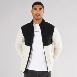 Herre Flame Fuld Zip Fleece Moonbeam