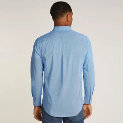 Herre Flex Poplin Fake Lange Ærme Skjorte Night Sky Port