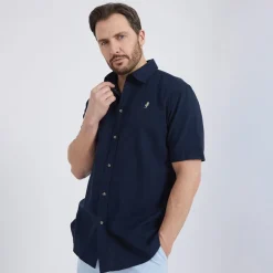 Herre Fort Worth Skjorter med korte ærmer Flade