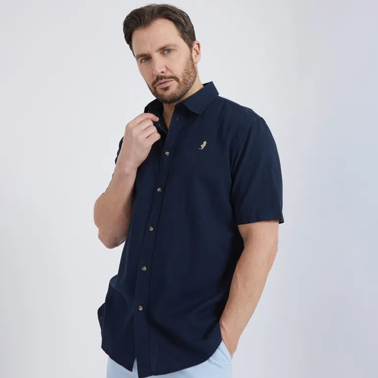 Herre Fort Worth Skjorter med korte ærmer Flade