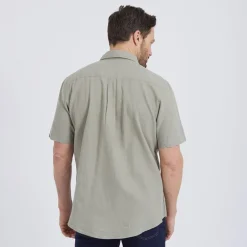 Herre Fort Worth Skjorter med korte ærmer kakigrøn