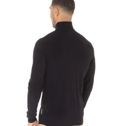 Herre French Connection  Cash 1/​4 Zip Trøjer Sort