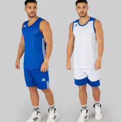 Herre 3G Speed Reversible Basketball Shorts Collegiate Royal/​Hvid