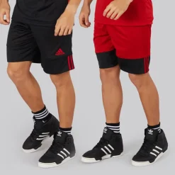 Herre 3G Speed Reversible Basketball Shorts Sort/​Power Red