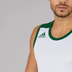 Herre 3G Speed Vendbar Basketball Trøje Dark Green/​Hvid