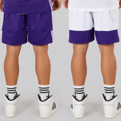 Herre 3G Speed Vendbare Basketball Shorts Collegiate Purple/​Hvid