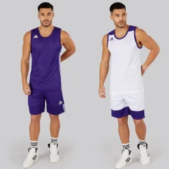 Herre 3G Speed Vendbare Basketball Shorts Collegiate Purple/​Hvid